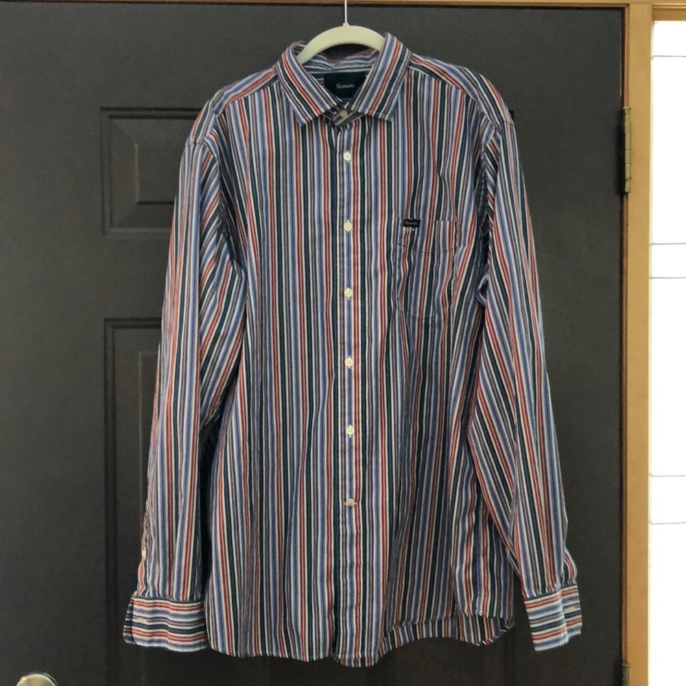 Faconnable XL Tall Men’s Button Down Dress Shirt